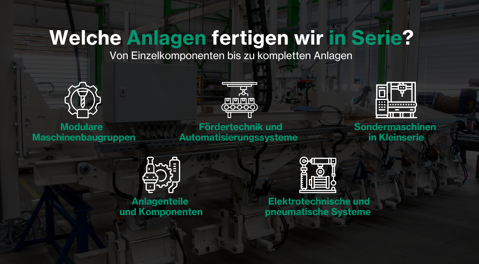 Serienfertigung-Spektrum